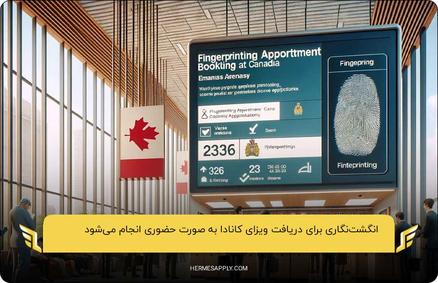 انگشت‌نگاری؛ مرحله ای حضوری از فرایند دریافت ویزای کانادا 