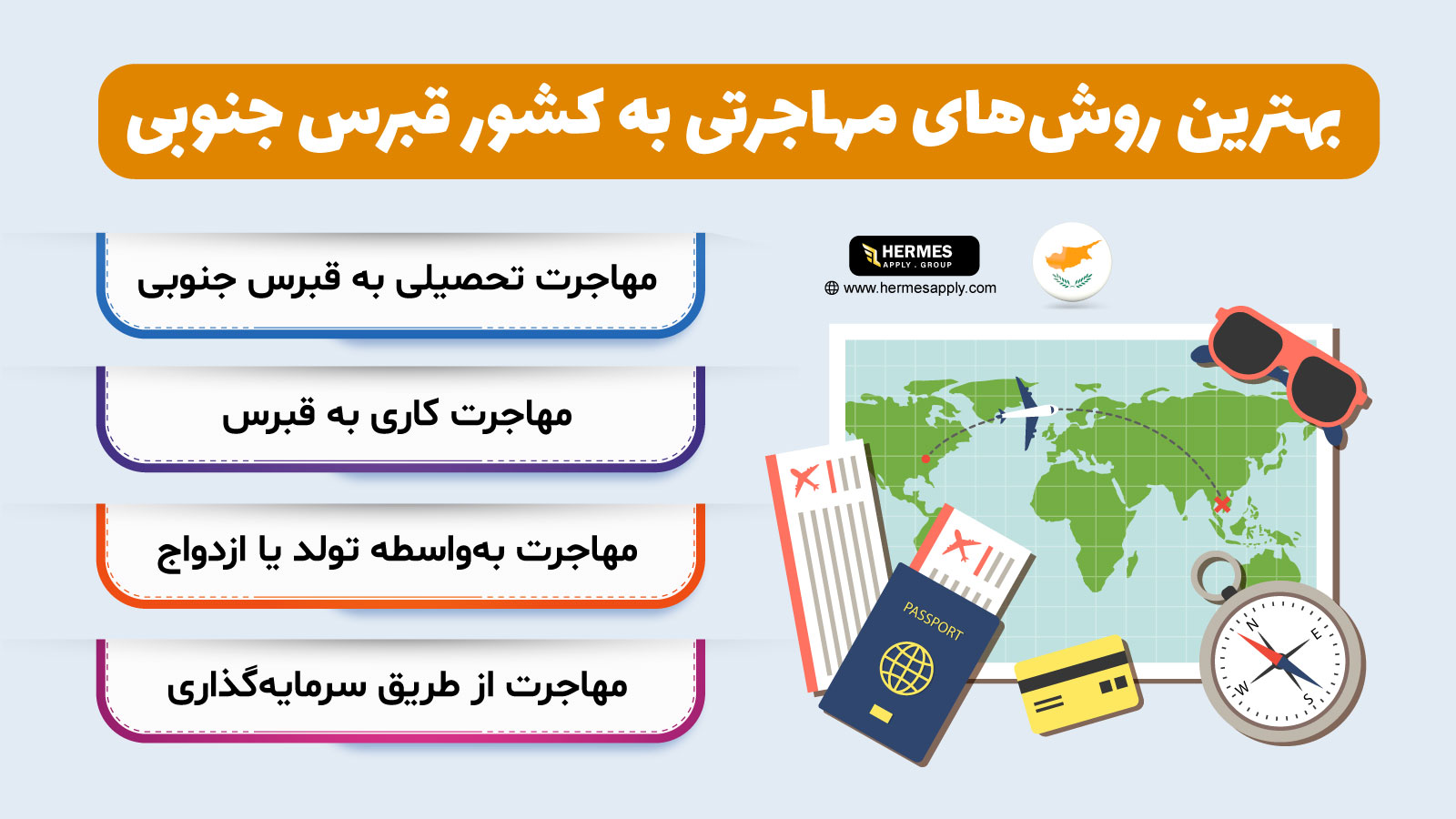 چیزی که باید درباره قبرس شمالی بدانید این است که روش‌های مهاجرتی به این کشور به شرح زیر هستند: